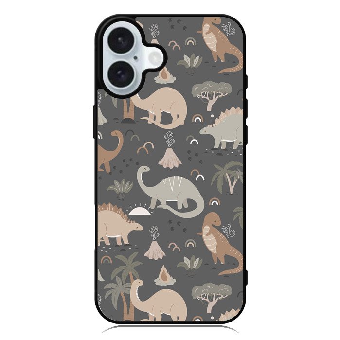 Cute Dinosaurs iPhone 16 Case