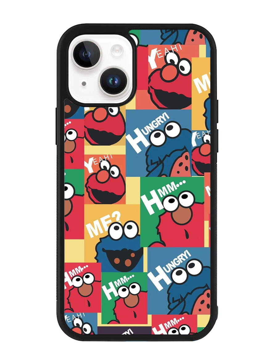 Elmo Hungry Hmm iPhone 15 Plus Case OV9073