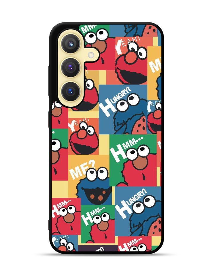 Elmo Hungry Hmm Samsung Galaxy S25 Plus 5G , Samsung Galaxy S25+ 5G Case OV9073