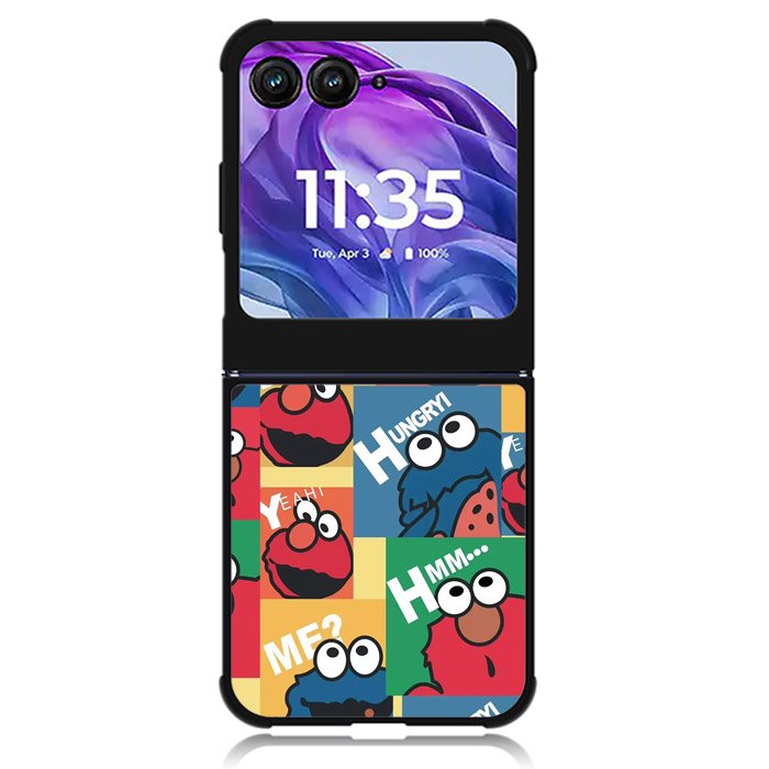 Elmo Hungry Hmm Motorola Moto Razr Plus 2024 , Moto Razr+ 2024 Case OV9073