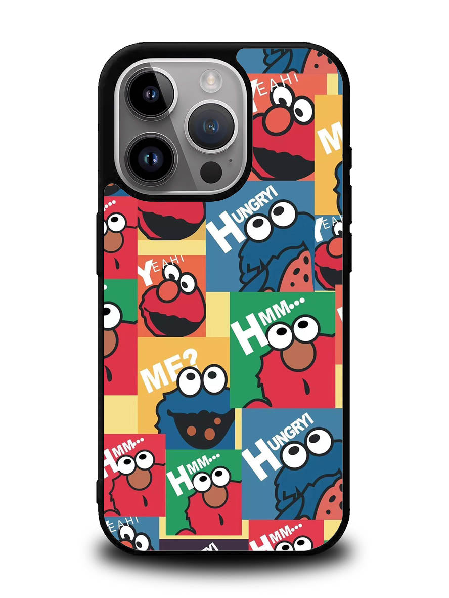 Elmo Hungry Hmm iPhone 14 Pro Max Case QC9073