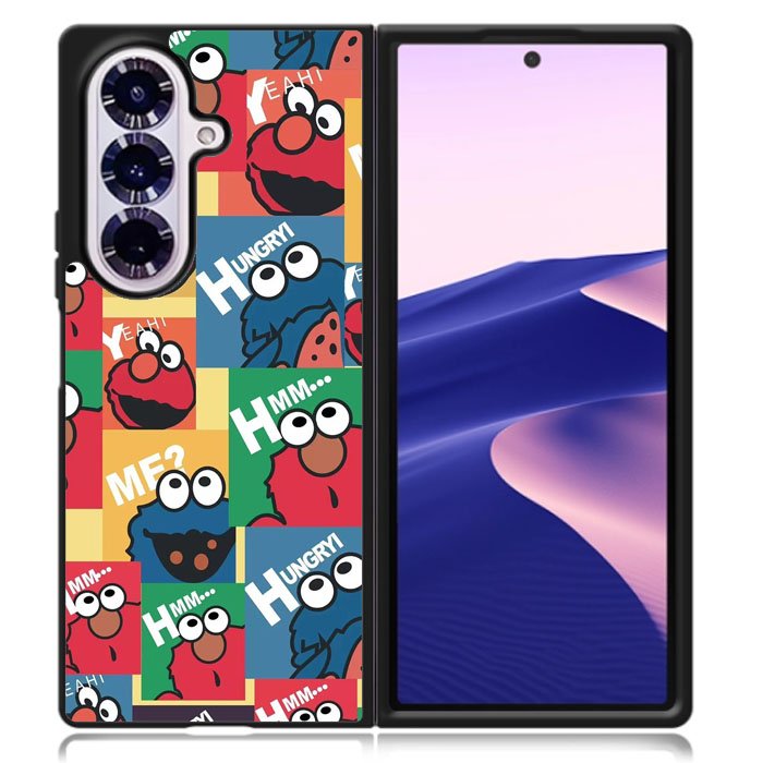 Elmo Hungry Hmm Samsung Galaxy Z Fold 7 Case OV9073