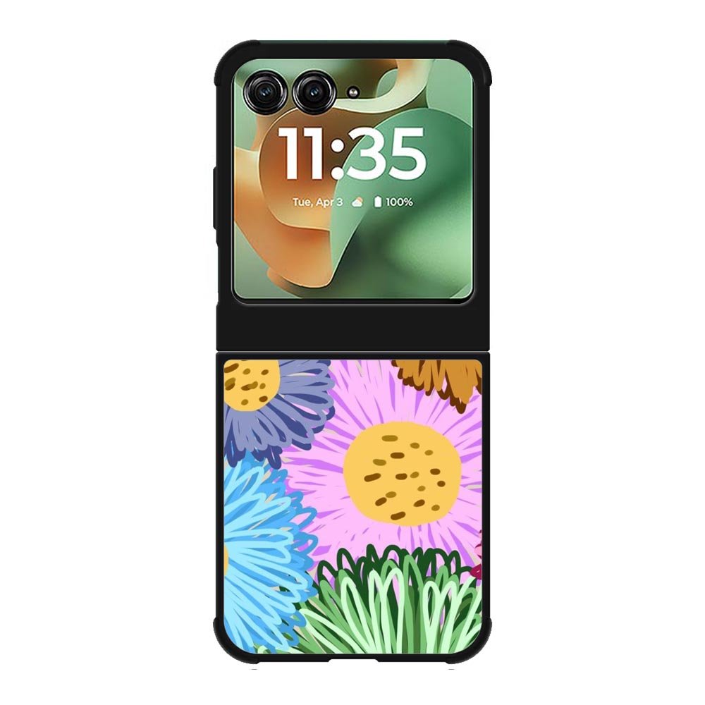 Flower Art Motorola Moto RAZR 2025 Case OV9072