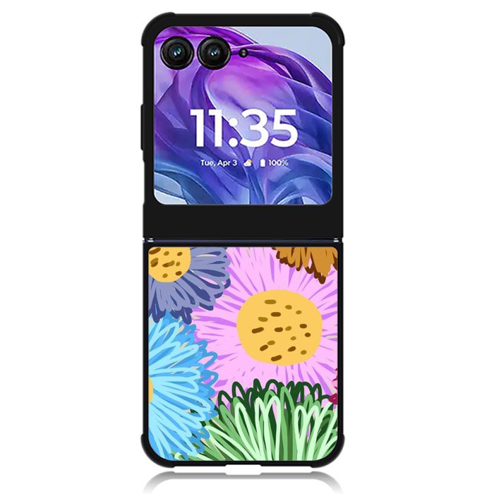 Flower Art Motorola Moto Razr Plus 2024 , Moto Razr+ 2024 Case OV9072