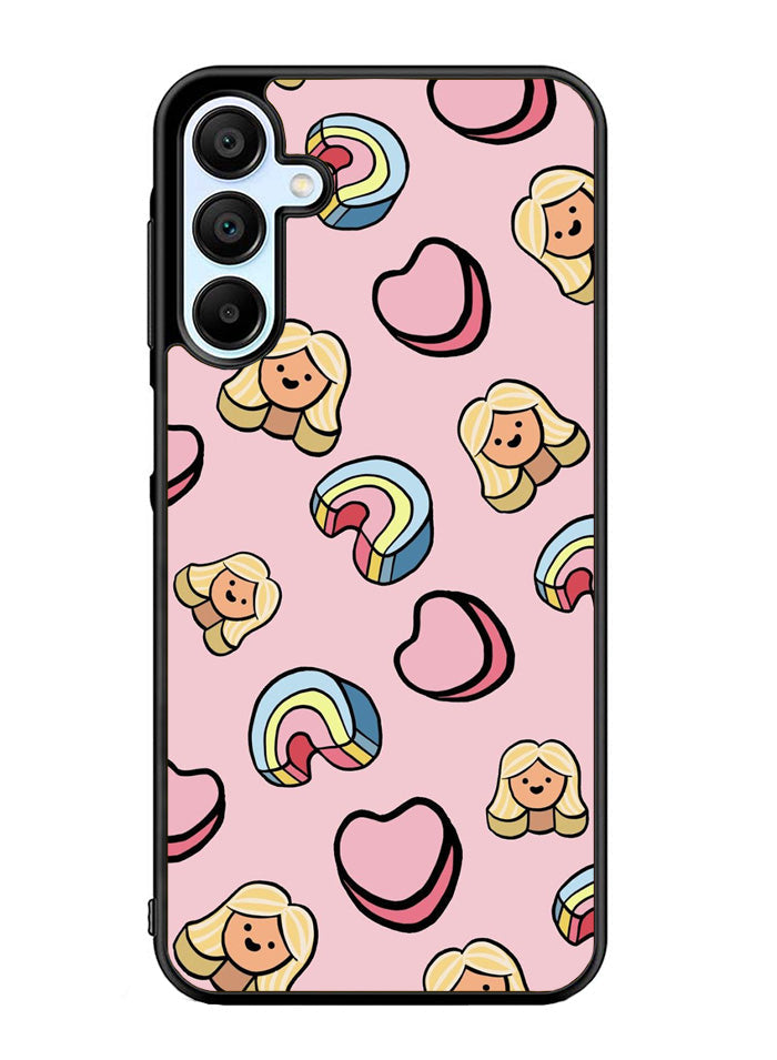 Girly Rainbow Pattern Samsung Galaxy A15 5G Case OV9070