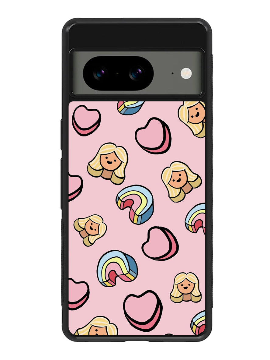 Girly Rainbow Pattern Google Pixel 8A Case QC9070