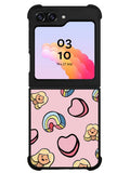 Girly Rainbow Pattern Samsung Galaxy Z Flip 5 5G 2023 Case OV9070
