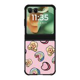 Girly Rainbow Pattern Motorola Moto RAZR 2025 Case OV9070