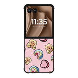 Girly Rainbow Pattern Motorola Moto RAZR Plus 2025 Case OV9070