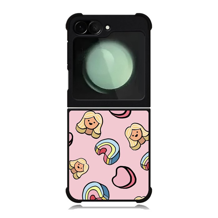 Girly Rainbow Pattern Samsung Galaxy Z Flip 6 5G 2024 Case OV9070