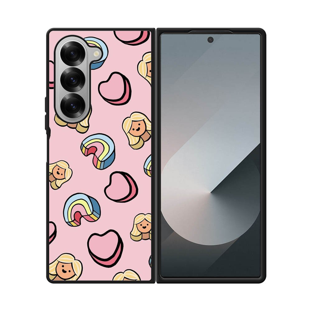 Girly Rainbow Pattern Samsung Galaxy Z Fold 7 5G Case OV9070