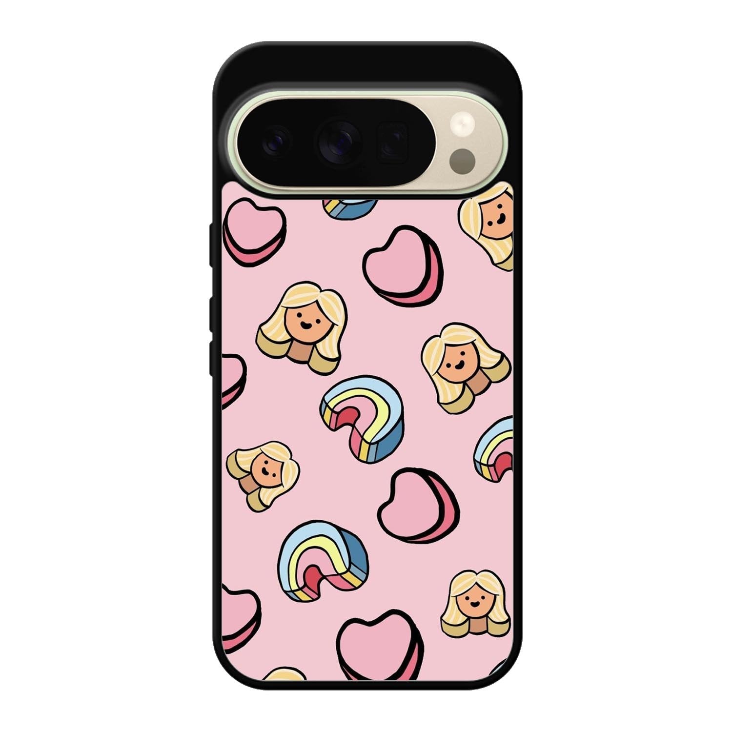 Girly Rainbow Pattern Google Pixel 10 Pro XL Case OV9070