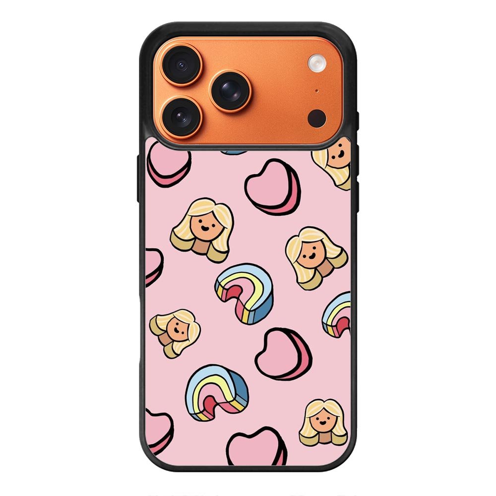 Girly Rainbow Pattern iPhone 17 Pro Case OV9070
