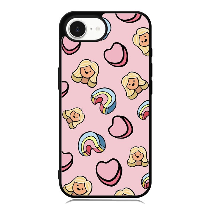 Girly Rainbow Pattern iPhone 16e Case OV9070
