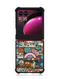 Gumball Pattern Motorola Moto Razr Plus 2023 , Moto Razr+ 2023 Case OV9068