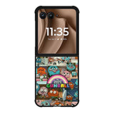 Gumball Pattern Motorola Moto RAZR Plus 2025 Case OV9068