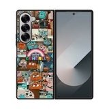 Gumball Pattern Samsung Galaxy Z Fold 7 5G Case OV9068