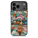 Gumball Pattern iPhone 17 Pro Case RC9068