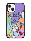 Kawaii Doodle iPhone 14 Plus Case QC9062