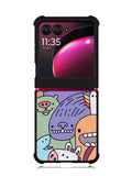 Kawaii Doodle Motorola Moto Razr Plus 2023 , Moto Razr+ 2023 Case OV9062