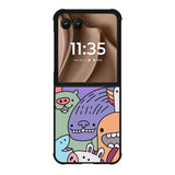Kawaii Doodle Motorola Moto RAZR Plus 2025 Case OV9062