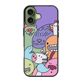 Kawaii Doodle iPhone 17 Case QC9062