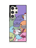 Kawaii Doodle Samsung Galaxy S23 Ultra 5G Case QC9062