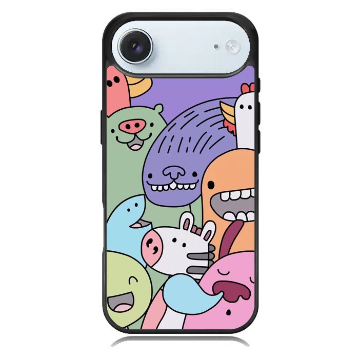 Kawaii Doodle iPhone 17 Air Case OV9062