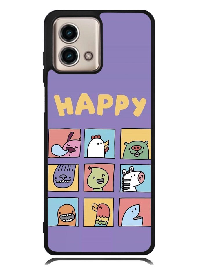 Kawaii Emoji Happy Motorola Moto G Stylus 5G 2023 Case OV9061
