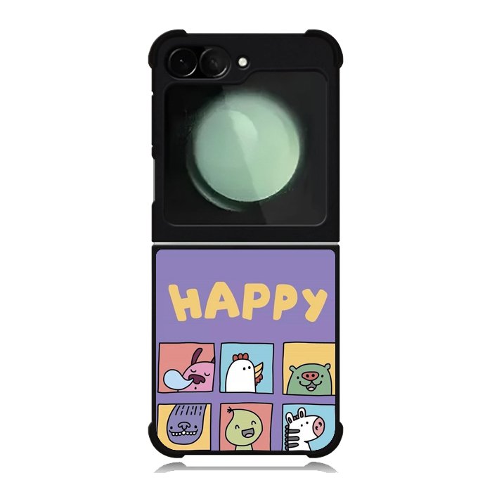 Kawaii Emoji Happy Samsung Galaxy Z Flip 6 5G 2024 Case OV9061