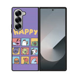 Kawaii Emoji Happy Samsung Galaxy Z Fold 7 5G Case QC9061
