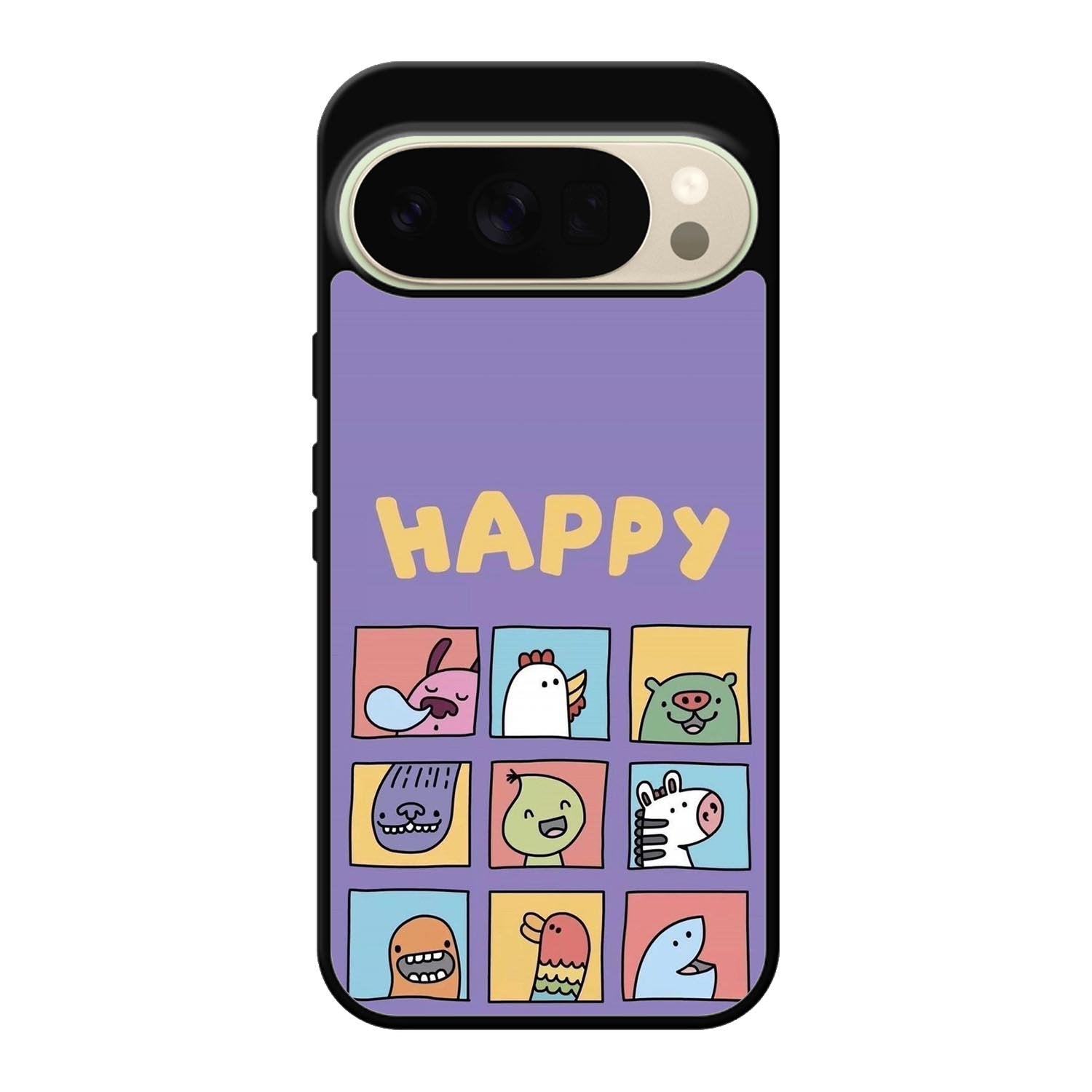 Kawaii Emoji Happy Google Pixel 10 Pro Case QC9061