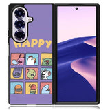 Kawaii Emoji Happy Samsung Galaxy Z Fold 7 Case OV9061