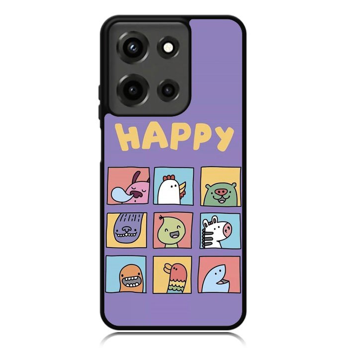 Kawaii Emoji Happy Motorola Moto G 5G 2025 Case OV9061