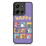 Kawaii Emoji Happy Motorola Moto G 5G 2025 Case OV9061