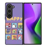Kawaii Emoji Happy Samsung Galaxy Z Fold 6 5G 2024 Case OV9061