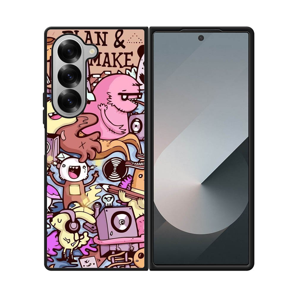 Monster Plan And Make Samsung Galaxy Z Fold 7 5G Case OV9057