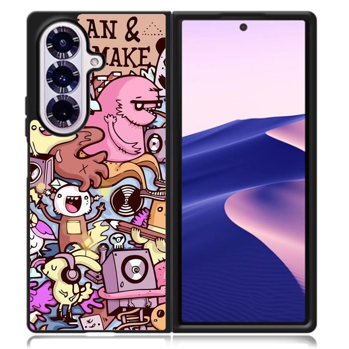 Monster Plan And Make Samsung Galaxy Z Fold 7 Case OV9057