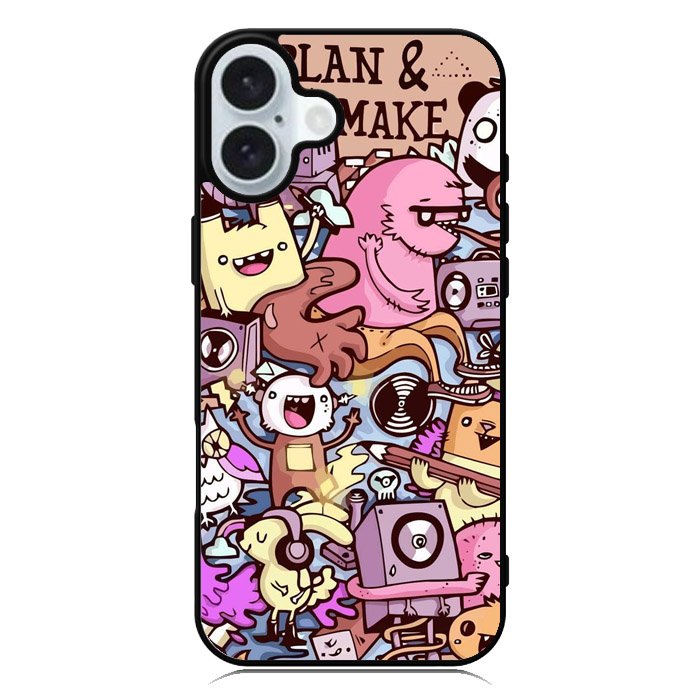 Monster Plan And Make iPhone 16 Case QC9057