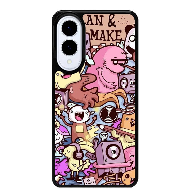 Monster Plan And Make Samsung Galaxy S25 Edge 5G Case OV9057