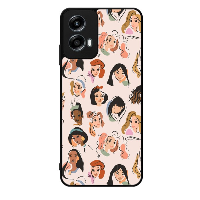 Princess Disney Face Motorola Moto G Play 2024 Case OV9053