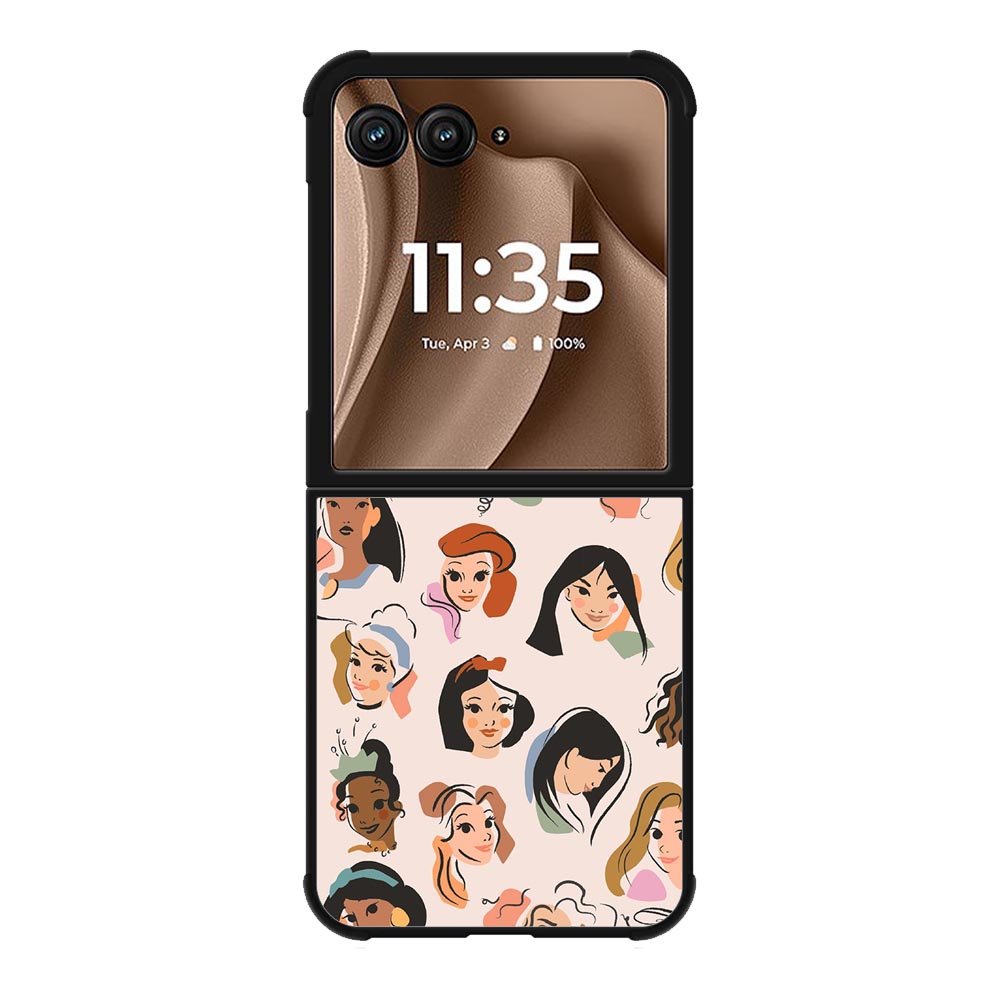 Princess Disney Face Motorola Moto RAZR Plus 2025 Case OV9053