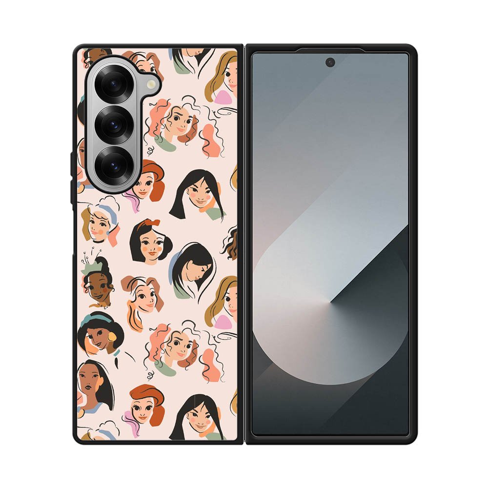 Princess Disney Face Samsung Galaxy Z Fold 7 5G Case QC9053