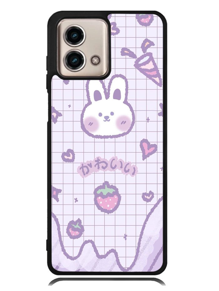 Rabbit Cute Purple Motorola Moto G Stylus 5G 2023 Case OV9051
