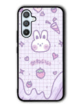 Rabbit Cute Purple Samsung Galaxy A14 5G Case QC9051