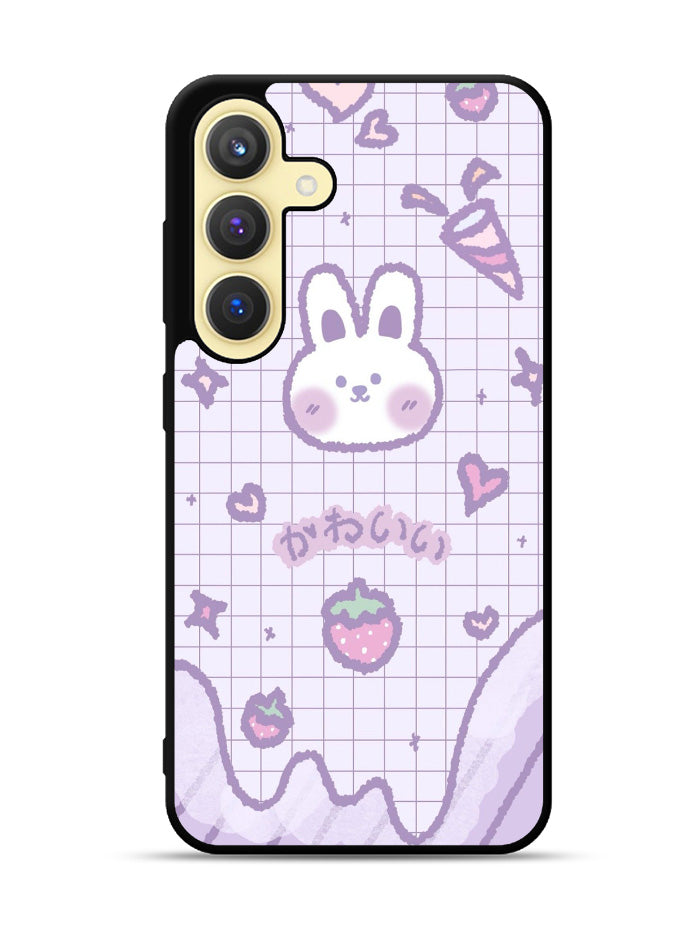 Rabbit Cute Purple Samsung Galaxy S25 5G Case OV9051