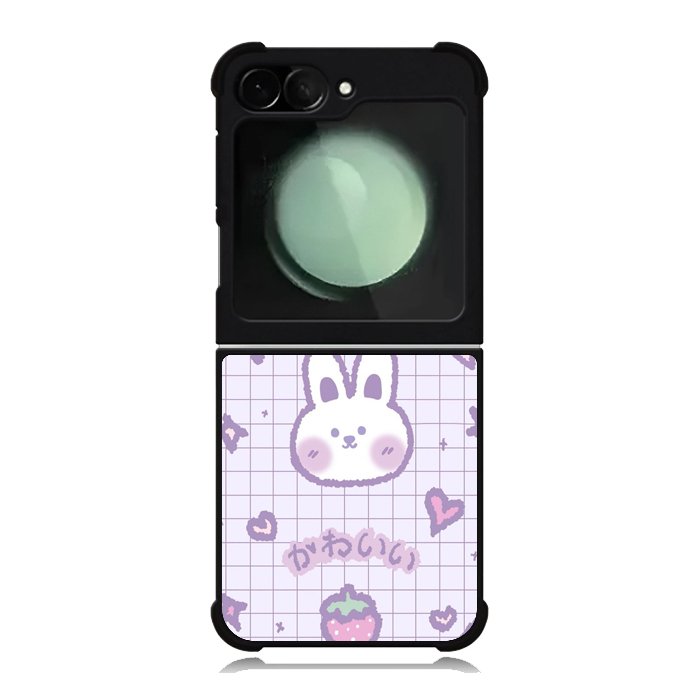Rabbit Cute Purple Samsung Galaxy Z Flip 6 5G 2024 Case OV9051