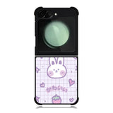 Rabbit Cute Purple Samsung Galaxy Z Flip 6 5G 2024 Case OV9051