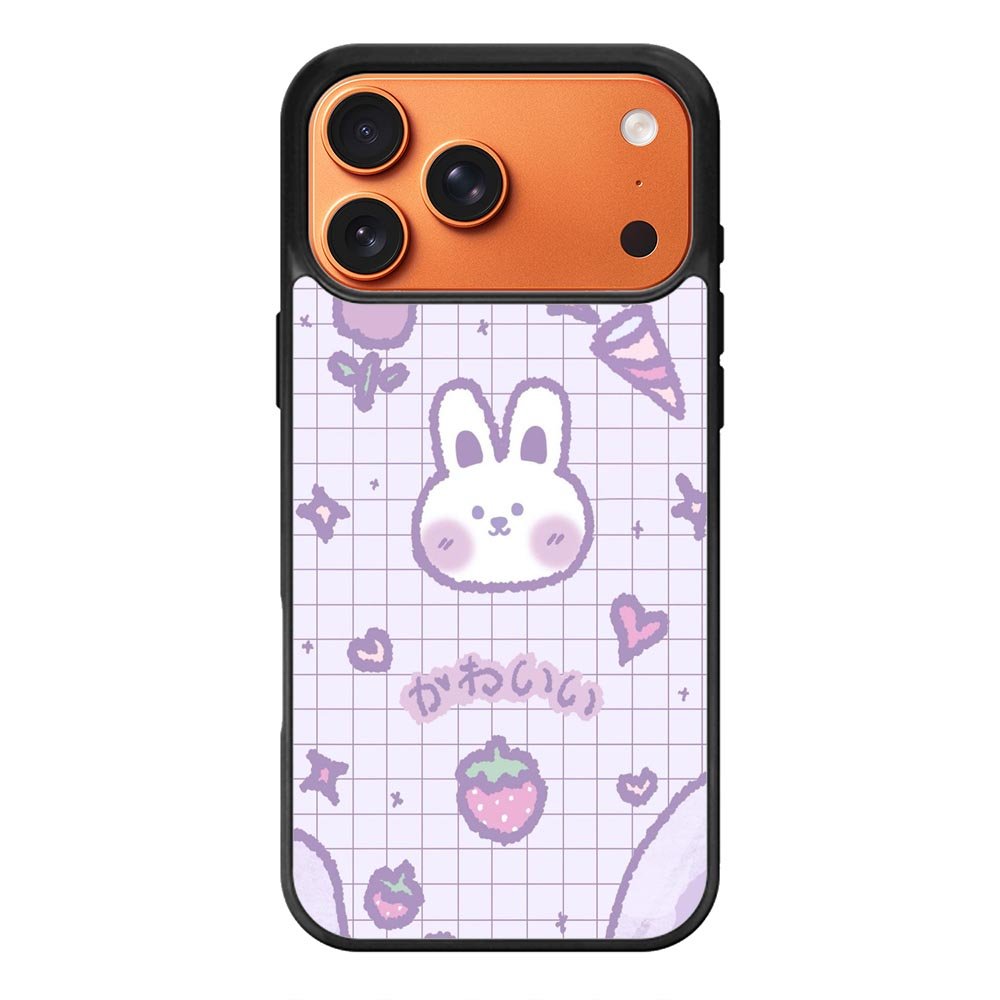Rabbit Cute Purple iPhone 17 Pro Case OV9051