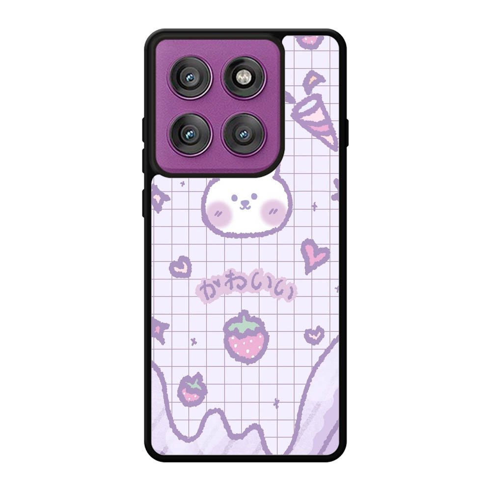 Rabbit Cute Purple Motorola Moto Edge 60 Pro Case OV9051